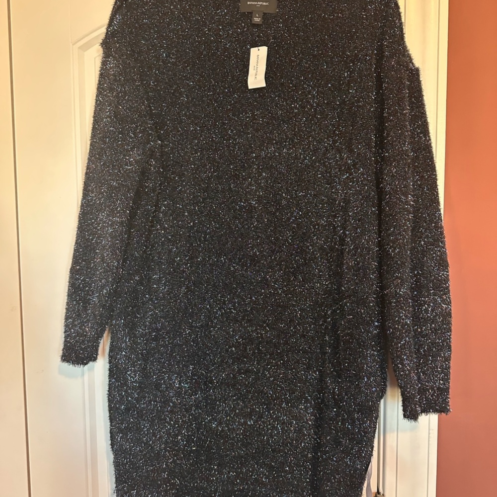 Tinsel Mini Sweater Dress